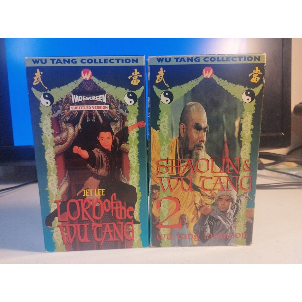 Wu Tang Collection VHS Lot - Lord Of The Wu Tang & Shaolin & Wu Tang 2